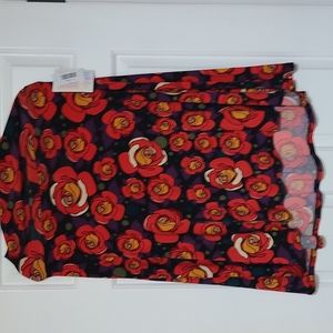 Rose print Azure skirt